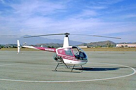 Un Robinson R22 Beta, Riverside Municipal Airport