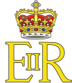 Royal Cypher of Queen Elizabeth II (in Scotland).svg