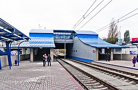 Station Serge Lifar, rue Honoré de Balzac, raïon de Desna,