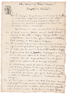 The Scripte de societe (memorandum of association) for the Banque De Candolle Mallet & Cie Scripte de societe Pictet page 1.png