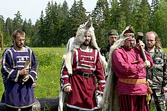 Priests of the Skhoron ezh Sloven Rodnover organisation. Slavic priests.jpg