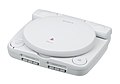 PSone with an LCD, lid closed.