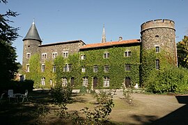 The chateau in Sainte-Foy-l'Argentière