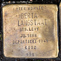 Stolperstein für Berta Langstaat (Luxemburger Straße 37)