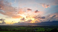 Sonnenuntergang bei Castlemaine Harbour