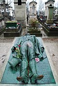 Gisant des Victor Noir auf dem Friedhof Père-Lachaise (19. Jh.)