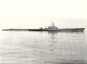 Seahorse (SS-304), underway, post-1943 in the Pacific.