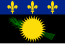 Neoficiální vlajka Guadeloupe (místní) .svg