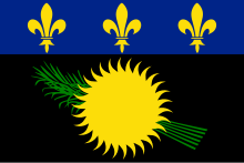 Description de l'image Unofficial flag of Guadeloupe (local).svg.