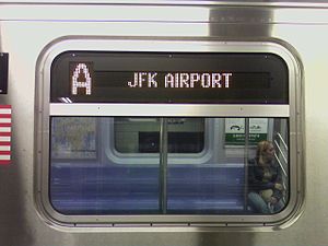 The A train serves JFK Airport via the Howard ...
