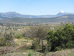 View of Keiskammahoek from the hill