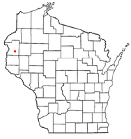 Location of Lincoln, Polk County, Wisconsin
