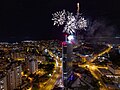 Westgate Tower B opening fireworks