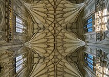 Vaulting in the nave, early Perpendicular