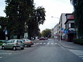 Ulica Kubsza w Wodzisławiu-widok obecny. Zdjęcie od strony Placu Gladbeck - od tego miejsca ulica jest włączona do ruchu.