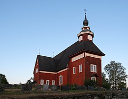 Yläne kyrka år 2021.