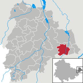 Poziția Ziegelheim pe harta districtului Altenburger Land