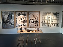 Exposition "Affichiste ! Les aventures de Michel Bouvet", Médiathèque de Saint-Herblain, France, 2019