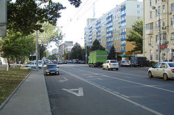 Вид на проспект в сторону Большой Садовой улицы