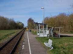 Tating, Seitenbahnsteig