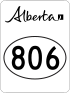 Highway 806 shield