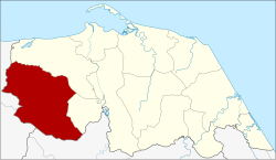 Amphoe location in Pattani Province