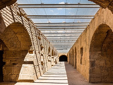 Vista de la galería con las celdas