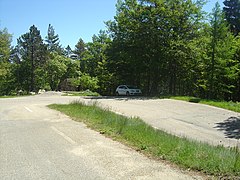 Épingle et baraque du Truc de la Pialade (1 136 m) après 9,45 km de montée environ.