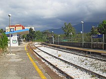 Baronissi station, located next to Sava