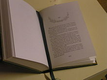 A book with a bound bookmark. Bookmark.jpg