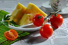 Example of a studio-made food photograph Cheese and Tomatoes.jpg