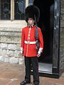 A Coldstream Guard at the Tower of London, London, England; taken July 2008 (uploaded November 2, 2008)
