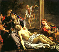 Llanto sobre Cristo muerto, de Correggio, 1522.
