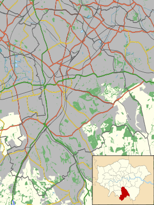 Location map United Kingdom London Croydon