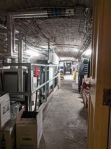 Passageway to organ room Derby Cathedral, passageway to organ room.jpg