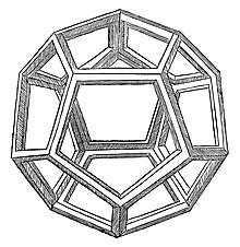 Da Vinci's illustration of a dodecahedron from Pacioli's Divina proportione (1509) Divina proportione - Illustration 13, crop & monochrome.jpg