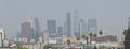 Downtown Los Angeles' skyline as seen from South Los Angeles.