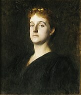 妻Eleanor Hardy Bunkerの肖像画 (1890) メトロポリタン美術館