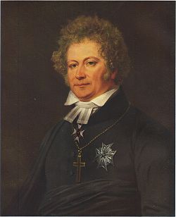 Esaias Tegnér målad av Johan Gustaf Sandberg, cirka 1826.