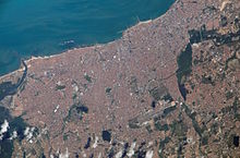 Satellite image of Fortaleza. Fortaleza, centro da cidade e aeroporto.JPG