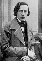 Photograph of Chopin by Bisson, c. 1849