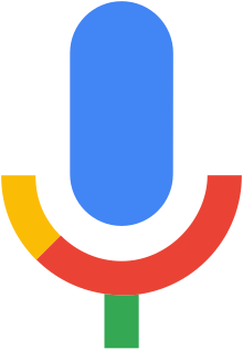 Ikona wyszukiwania głosowego Google