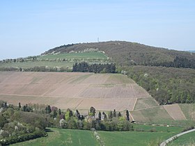 Vue de la montagne Verte depuis le sud-est.