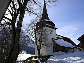 Die Kirche von Gsteig