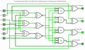 digital logic diagram for hamming(7,4) receive circuit that is taught in digital logic class