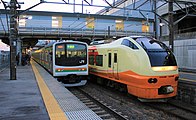 福島県沖地震に伴う代替臨時快速列車（2021年2月22日 那須塩原駅）