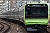 A Yamanote Line E235 series EMU in January 2020