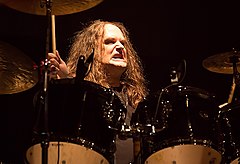 Hasselvander performing with Raven in 2013