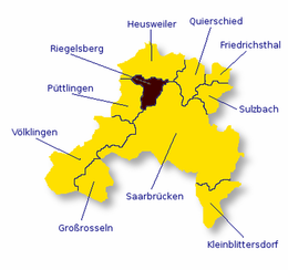 Riegelsberg – Mappa