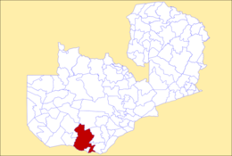 Distretto di Kazungula – Mappa